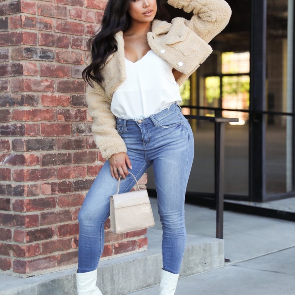 Cozy cropped jacket NEW  ✨